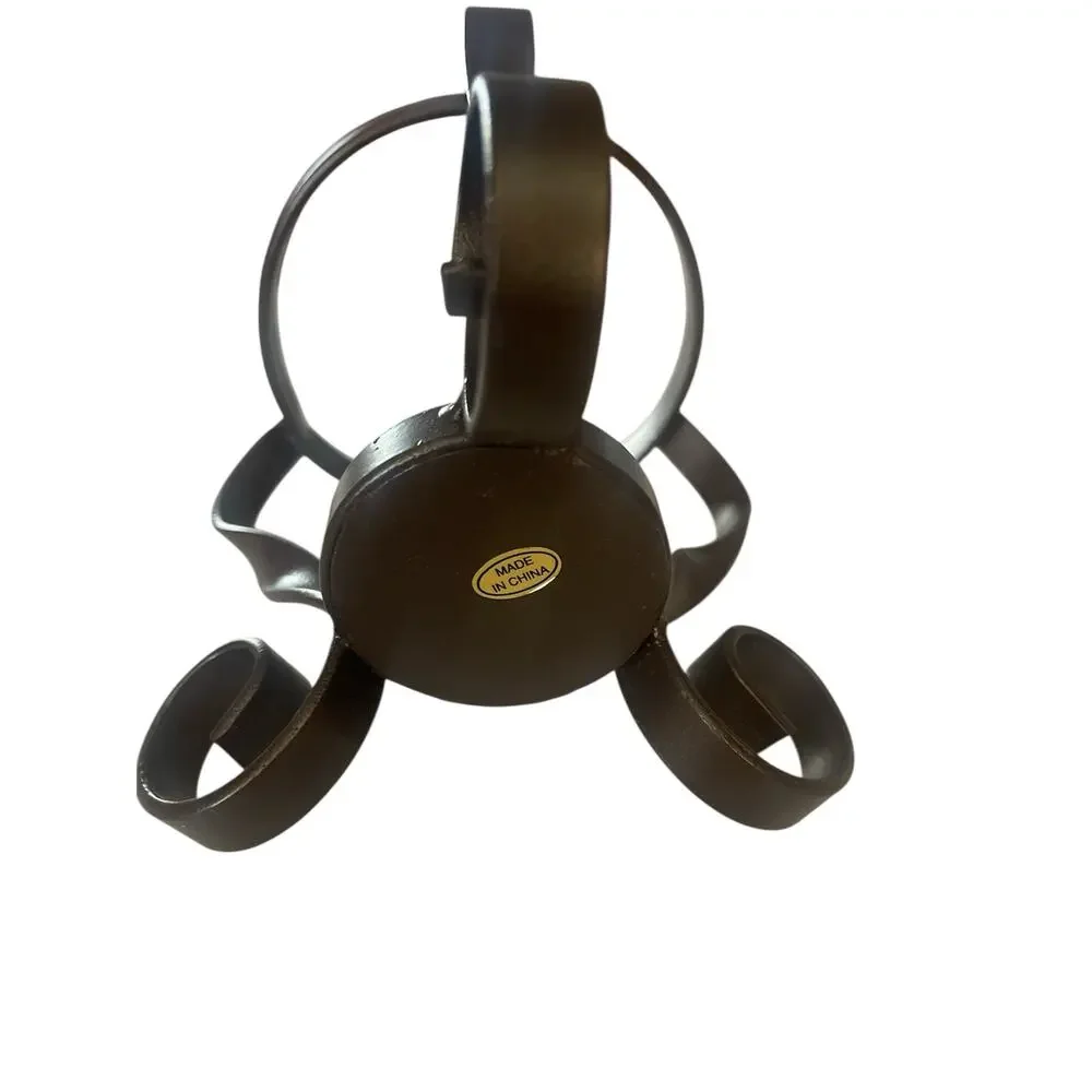 NWT Modern Art Metal And Glass Candle Oil Warmer